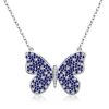 Sterling Silver Butterfly Pendant Necklace - 18 Inch Chain