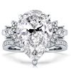 Solitaire Six-Stone Sterling Silver Bridal Ring Set (7.83 CT. TW.)