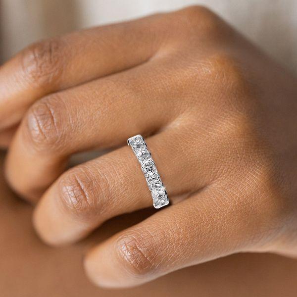 Princess Cut Eternity Wedding Band - 925 Sterling Silver - 4.25 CT. TW.