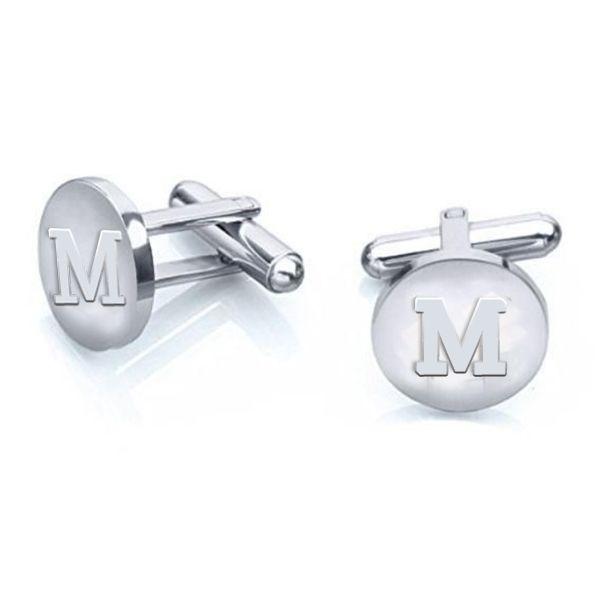 Sterling Silver Cufflinks - Engravable, Classic Design