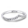 3 Piece Pear Cut Wedding Ring Set in Rhodium-Plated Sterling Silver