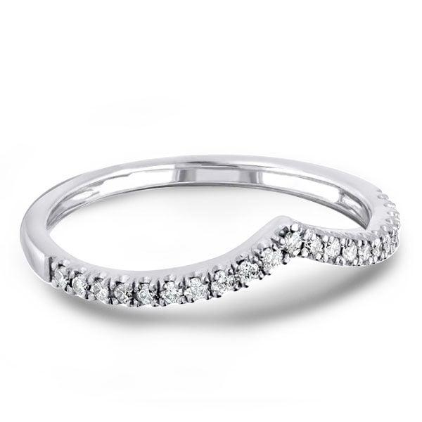 3 Piece Pear Cut Wedding Ring Set in Rhodium-Plated Sterling Silver