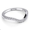 3 Piece Pear Cut Wedding Ring Set in Rhodium-Plated Sterling Silver