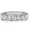 Vintage Eternity Wedding Band Ring for Women | Round Cut Stones in 925 Sterling Silver