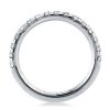 Emerald Cut & Round Halo Bridal Set in Sterling Silver