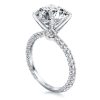 2.00 CT Sterling Silver 4-Prong Engagement Ring