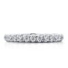 Eternity White Sapphire Wedding Band - 925 Sterling Silver