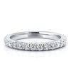 Eternity White Sapphire Wedding Band - 925 Sterling Silver