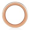 18K Rose Gold Plated Garnet Pink Stone Ring, Oval Cut, Multi Row Band, 7.23 CT. TW.