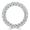 Pear Cut Eternity Wedding Band - 9.24 CT. TW. Sterling Silver
