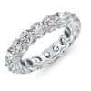 Classic Round Eternity Wedding Band in 925 Sterling Silver, 4.85 CT. TW.