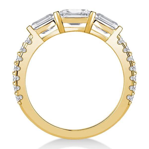 Dainty Baguette Wedding Band for Women | 1.18 CT. TW. Sterling Silver Anniversary Ring