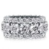 Round Cut Sapphire Ring in Sterling Silver - Engagement & Fashion Ring