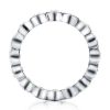 Sterling Silver Engagement Ring and Stackable Band Set with 8.91 CTW Stones