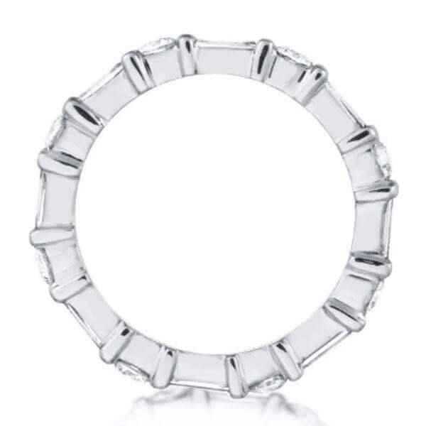 Sterling Silver Engagement Ring and Stackable Band Set with 8.91 CTW Stones