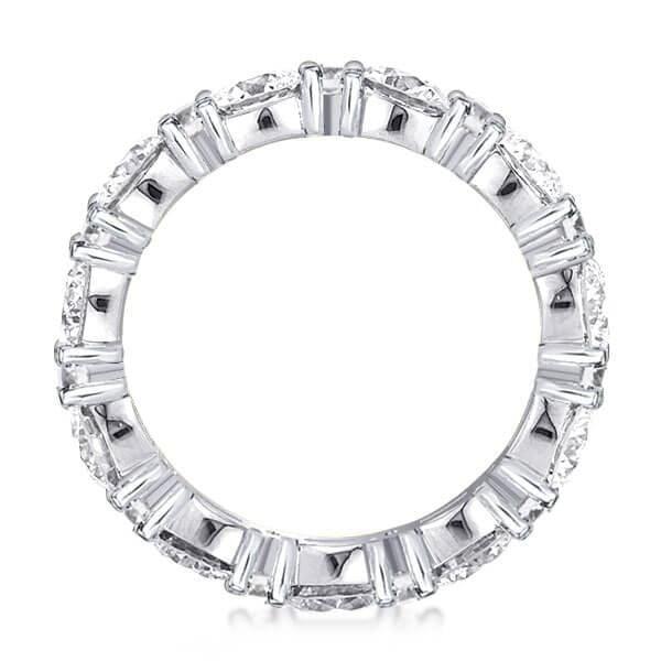 Classic Thin Eternity Wedding Band in Rhodium-Plated Sterling Silver (1.98 CT. TW.)