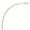 White Sapphire Baguette Tennis Necklace - Sterling Silver (17-22 inches)