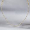 White Sapphire Baguette Tennis Necklace - Sterling Silver (17-22 inches)