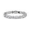 925 Sterling Silver Tennis Bracelet with Round White Sapphire Stones for Women