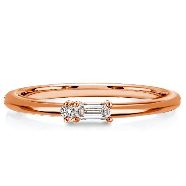 Baguette Cut Sterling Silver Wedding Band - Classic Morse Code Ring