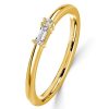 Baguette Cut Sterling Silver Wedding Band - Classic Morse Code Ring