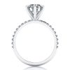 2.00 CT. Round Cut Eternity Bridal Set in Sterling Silver with Rhodium Plating