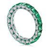 Milgrain Sterling Silver Wedding Band for Women - 9.0 CT. TW.