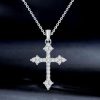 Sterling Silver Cross Necklace for Women - Pendant Necklace with Chain