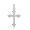 Sterling Silver Cross Necklace for Women - Pendant Necklace with Chain
