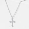 Sterling Silver Cross Necklace for Women - Pendant Necklace with Chain