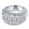 Halo Cushion Created White Sapphire Sterling Silver Wedding Band