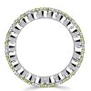 12.50 CT. TW. Peridot Baguette Cut Eternity Wedding Band in 18K Rose Gold Plated Sterling Silver