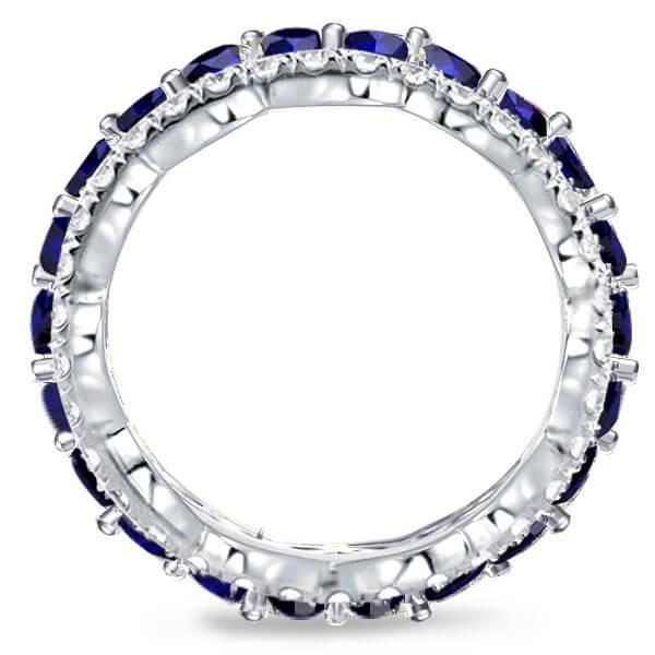 Marquise Cut Sterling Silver Wedding Band Set - 5.42 CT. TW.