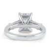 Three Stone Eternity Bridal Wedding Ring Set in 925 Sterling Silver with 9.10 CT. Total Stones