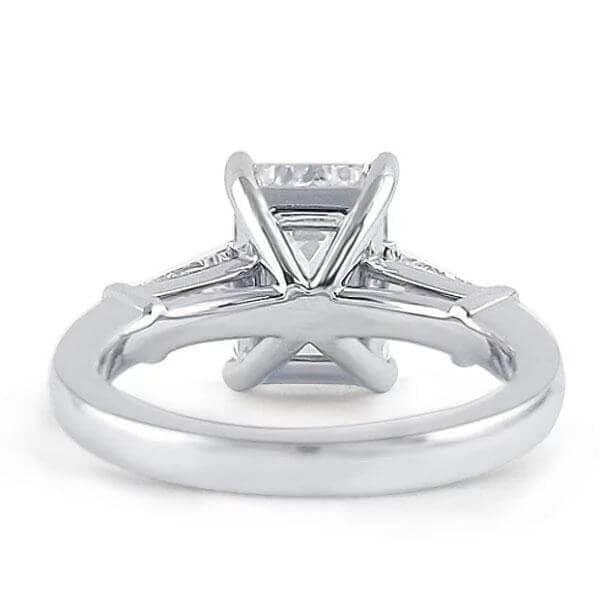 Three Stone Eternity Bridal Wedding Ring Set in 925 Sterling Silver with 9.10 CT. Total Stones