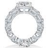 Eternity Pear & Heart Cut Engagement Ring - Sterling Silver
