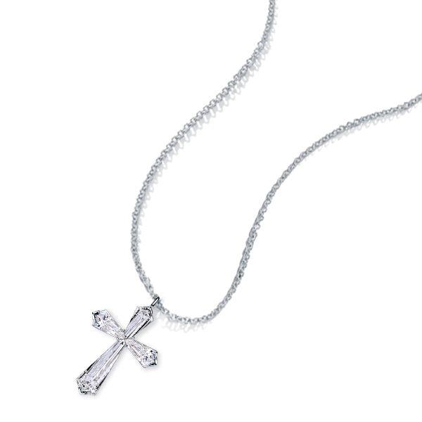 Sterling Silver Cross Necklace - 925 Silver Pendant Necklace for Women - Available in Multiple Chain Lengths