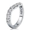 White Sapphire Bridal Ring Set - 925 Sterling Silver