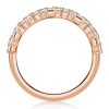 Double Row Baguette Half Eternity Wedding Band in Sterling Silver (1.26 CT. TW.)