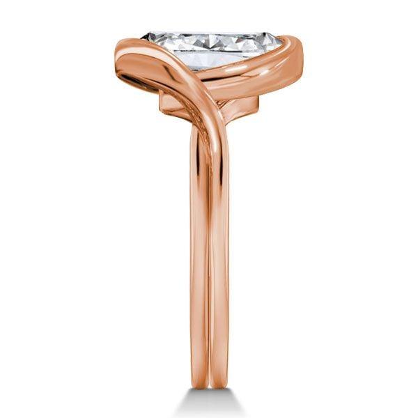 Vintage Cushion Solitaire Engagement Ring, 4.00 CT. TW., 18K Rose Gold Plated Sterling Silver