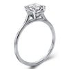 Emerald Solitaire Ring in 925 Sterling Silver - Elegant Everyday Wear