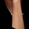 Round Cut Cubic Zirconia Tennis Bracelet - 925 Sterling Silver - Wedding & Special Occasions