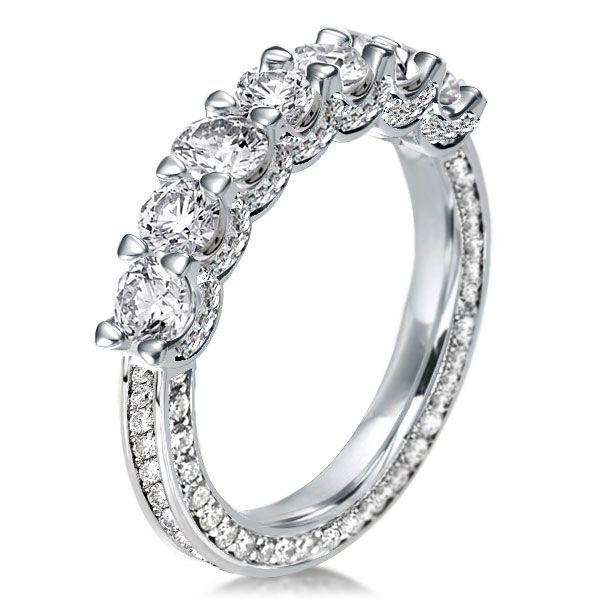 Sterling Silver Alternative Engagement Ring - 5.00 CT. TW.