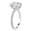 Classic 3-Piece Round Cut White Sapphire Sterling Silver Wedding Set