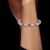 Princess Cut Ruby Tennis Bracelet for Women - 925 Sterling Silver