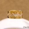 Wide Eternity Band Ring for Women - Flush Set - Sterling Silver Wedding Band