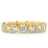 Swirl Eternity Ring - Round Cut Wedding Band - Sterling Silver - 1.40 CT. TW.