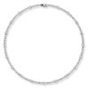 Round Cut Cubic Zirconia Tennis Necklace for Women - 925 Sterling Silver (14.04 CT. TW.)