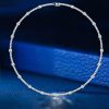 Round Cut Cubic Zirconia Tennis Necklace for Women - 925 Sterling Silver (14.04 CT. TW.)