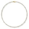 Round Cut Cubic Zirconia Tennis Necklace for Women - 925 Sterling Silver (14.04 CT. TW.)